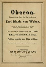 Cover of: Oberon by Carl Maria von Weber