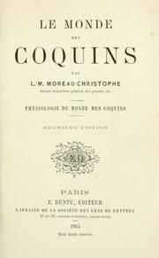 Cover of: Le monde des coquins: physiologie du monde des coquins.