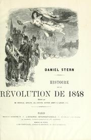 Cover of: Histoire de la révolution de 1848
