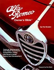 Cover of: Alfa Romeo owner's bible: a hands-on guide to getting the most from your Alfa