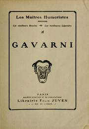 Cover of: Gavarni. by Paul Gavarni