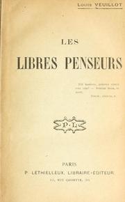 Cover of: Les libres penseur--