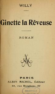 Cover of: Ginette la rêveuse: roman