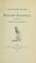Cover of: Cinq lettres intimes de Roland de Lassus, commentées par Edmond vander Straeten