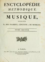 Cover of: Musique