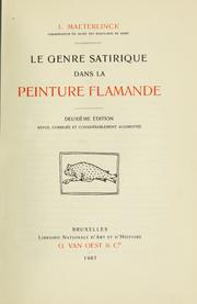 Cover of: Le genre satirique dans la peinture flamande.