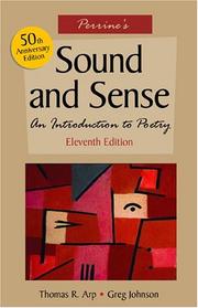 Cover of: Perrine's Sound and Sense by Thomas R. Arp, Greg Johnson
