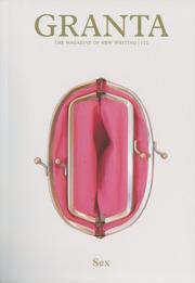 Cover of: Granta 110: Sex