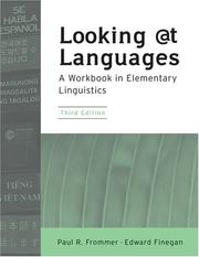 Cover of: Looking at languages: a workbook in elementary linguistics