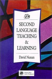 Cover of: Second Language Teaching & Learning by David Nunan