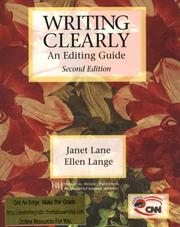 Cover of: Writing clearly by Lane, Janet.