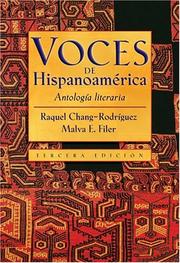 Cover of: Voces de Hispanoamerica: Antología literaria