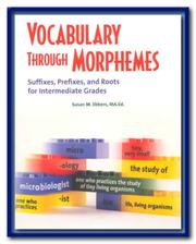 Cover of: Vocabulary Through Morphemes by Susan M. Ebbers