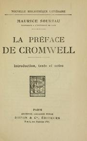 Cover of: La Préface de Cromwell: introduction, texte et notes