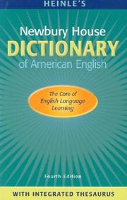 Heinle's Newbury House Dictionary of American English with Integrated Thesaurus by Philip M. Rideout