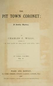 Cover of: The Pit Town coronet: a family mystery