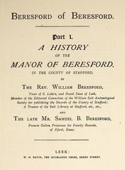 Cover of: Beresford of Beresford