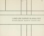 Cover of: Land use survey & analysis and land development plan, Randleman, North Carolina