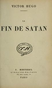 Cover of: fin de Satan