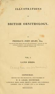 Cover of: Illustrations of British ornithology.