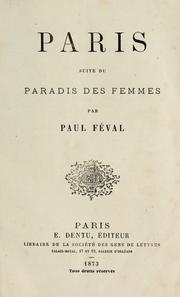 Cover of: Paris by Paul Féval