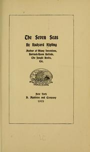 Cover of: The  seven seas by Rudyard Kipling
