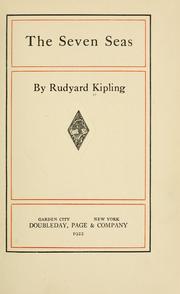 Cover of: The  seven seas by Rudyard Kipling, Rudyard Kipling