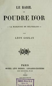 Cover of: Le b aril de poudre d'or: La marquise de Belverano