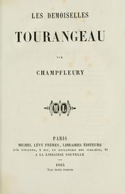 Cover of: Les demoiselles Tourangeau by Champfleury