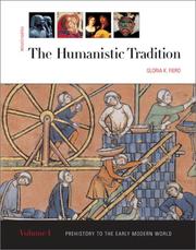 Cover of: The Humanistic Tradition, volume 1:  Prehistory to the Early Modern World