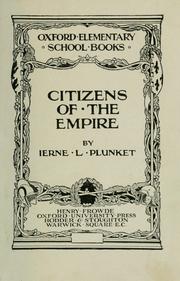 Cover of: Citizens of the Empire.
