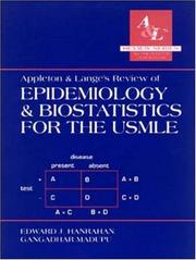 Appleton & Lange's review of epidemiology & biostatistics for the USMLE by Edward J. Hanrahan