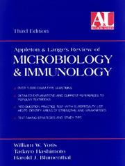 Cover of: Appleton and Lange's Review for Microbiology and Immunology by William W. Yotis, Harold J. Blumenthal, Tadayo Hashimoto