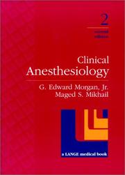 Cover of: Clinical Anesthesiology