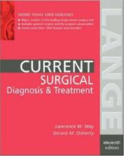 Cover of: Current Surgical Diagnosis and Treatment by Lawrence W. Way, Gerard M. Doherty