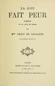 Cover of La joie fait peur