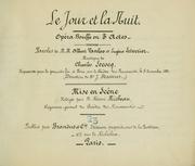 Cover of: Le jour et la nuit: opéra-bouffe en 3 actes