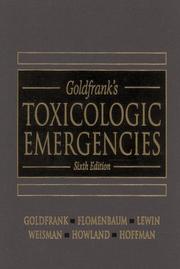 Cover of: Goldfrank's toxicologic emergencies