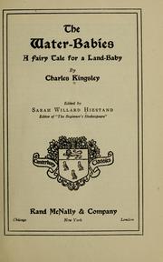 Cover of: The water-babies by Charles Kingsley