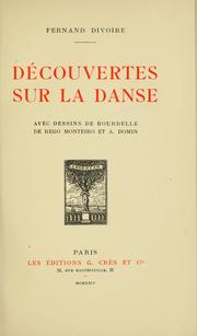 Cover of: Découvertes sur la danse