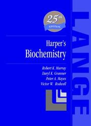 Cover of: Harper's Biochemistry
