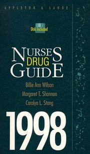Cover of: Nurses Drug Guide 1998 (1998 Edition)