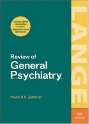 Cover of: Review of General Psychiatry