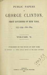 Cover of: Public papers by George Clinton