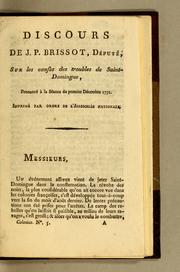 Cover of: Discours