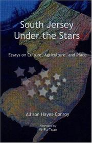 Cover of: South Jersey under the stars: essays on culture, agriculture, and place