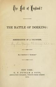 Cover of: The fall of England?: The battle of Dorking: reminiscences of a volunteer