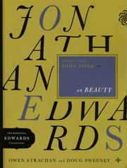 Cover of: Jonathan Edwards on beauty by Owen Strachan, Douglas Sweeney