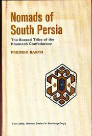 Cover of: Nomads of South Persia by Fredrik Barth
