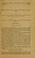 Cover of: Substitute for wood in manufacture of paper pulp ...